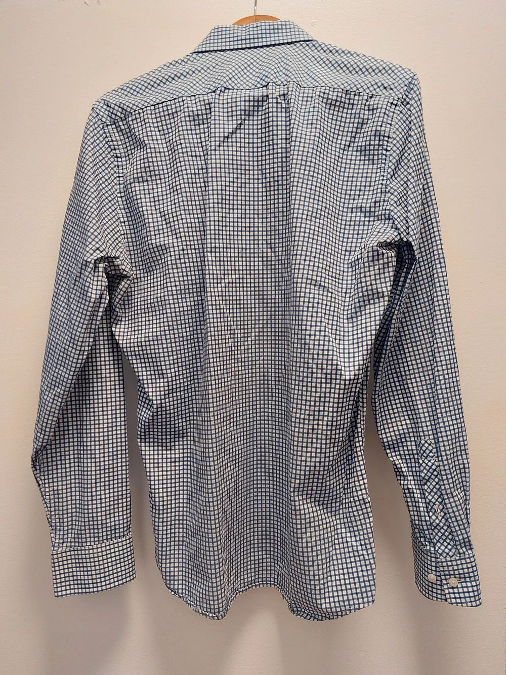 RW&CO. Navy and White Check Dress Shirt - Picture 2 of 4
